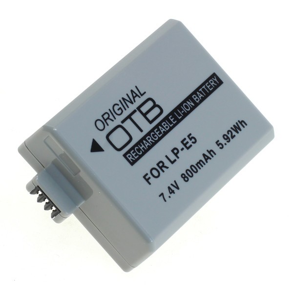 Canon LP-E5 Li-Ion 800mAh utángyártott akkumulátor / akku 