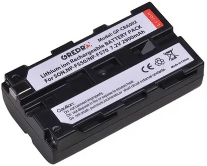 Sony NP-F550 Li-Ion 2900mAh utángyártott akkumulátor / akku