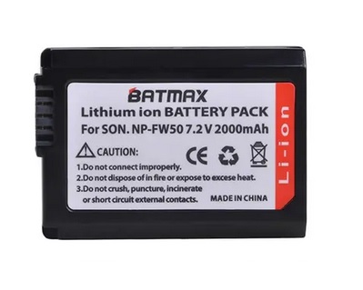 Sony NP-FW50 Li-Ion 2000mAh utángyártott akkumulátor / akku