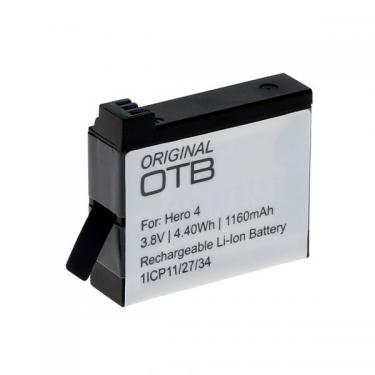 GOPRO HERO 4 back/silver AHDBT-401 Li-Ion 1160mAh utángyártott akkumulátor / akku