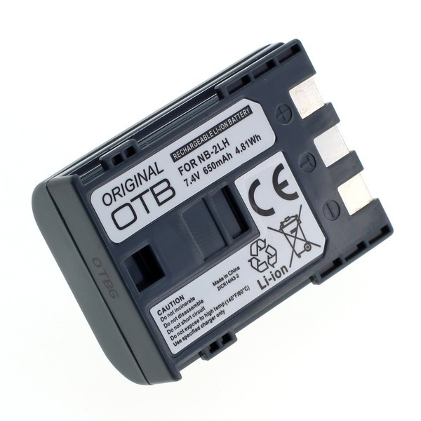 Canon NB-2L / NB-2LH 650mAh utángyártott akkumulátor / akku Canon NB-2L / NB-2LH 650mAh utángyártott akkumulátor / akku