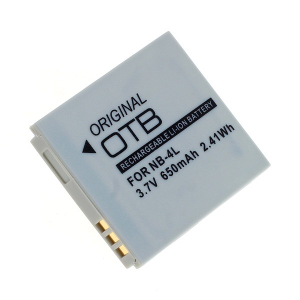 Canon NB-4L Li-Ion 750mAh utángyártott akkumulátor / akku 