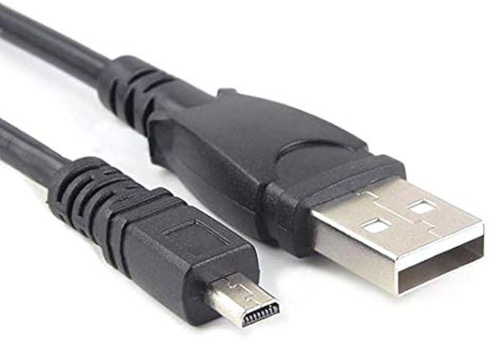 Casio fényképezőgép utángyártott USB kábel (Casio EMC-5/EMC-5U)