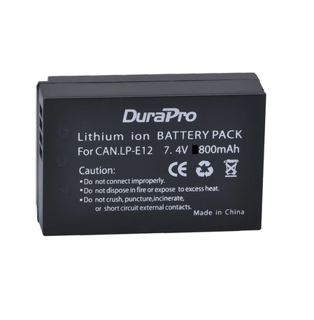 Canon LP-E12 Li-Ion 1200mAh utángyártott akkumulátor / akku Canon LP-E12 Li-Ion 1200mAh utángyártott akkumulátor / akku