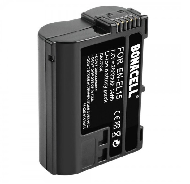 Nikon EN-EL15 EN-EL15C Li-Ion 2000mAh utángyártott akkumulátor / akku
