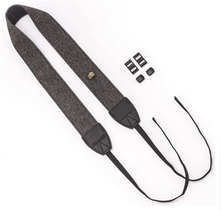 Fényképező nyakpánt sötét szürke színben