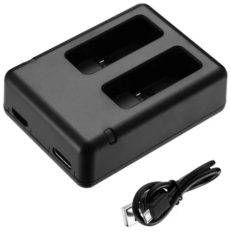 GoPro HERO 5 / 6 / 7 hálózati DUAL akkumulátor / akku töltő 