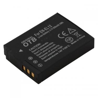 Nikon EN-EL12 Li-Ion 1000mAh utángyártott akkumulátor / akku Nikon EN-EL12 Li-Ion 1000mAh utángyártott akkumulátor / akku